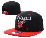 NBA Miami Heat Casquette Noir Rouge 2009