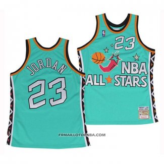 Maillot All Star 1996 Michael Jordan NO 23 Vert