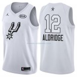 Maillot All Star 2018 San Antonio Spurs Lamarcus Aldridge 12 Blanc