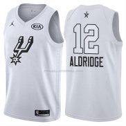 Maillot All Star 2018 San Antonio Spurs Lamarcus Aldridge 12 Blanc