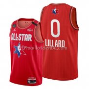 Maillot All Star 2020 Portland Trail Blazers Damian Lillard Rouge