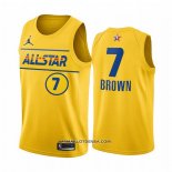 Maillot All Star 2021 Boston Celtics Jaylen Brown Or