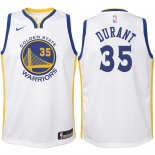 Maillot Basket Authentique Enfant Golden State Warriors Durant 2017-18 35 Blanc