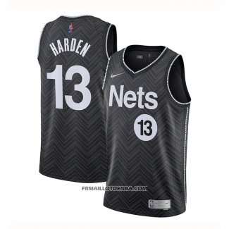 Maillot Brooklyn Nets James Harden Earned 2020-21 Noir