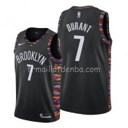 Maillot Brooklyn Nets Kevin Durant Ciudad 2019-20 Noir