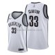 Maillot Brooklyn Nets Nicolas Claxton Association 2019-20 Blanc