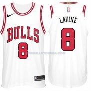 Maillot Basket Bulls Zach Lavine 2017-18 8 Blanc