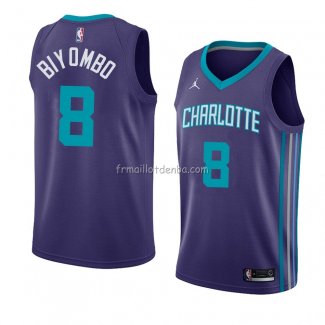 Maillot Charlotte Hornets Bismack Biyombo Statement 2018 Violet