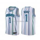 Maillot Charlotte Hornets Malik Monk Classic Blanc