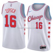 Maillot Chicago Bulls Paul Zipser Ville 2018 Blanc