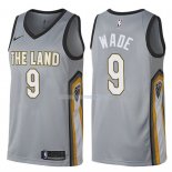 Maillot Cleveland Cavaliers Dwyane Wade Ville 9 Gris