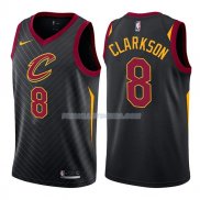 Maillot Cleveland Cavaliers Jordan Clarkson Statehombret 2017-18 8 Negro