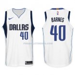 Maillot Dallas Mavericks Harrison Barnes 2017-18 40 Blancoo