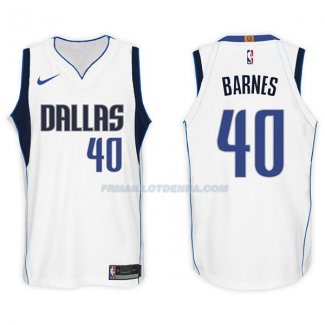 Maillot Dallas Mavericks Harrison Barnes 2017-18 40 Blancoo