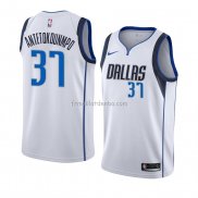 Maillot Dallas Mavericks Kostas Antetokounmpo Association 2018-19 Blanc