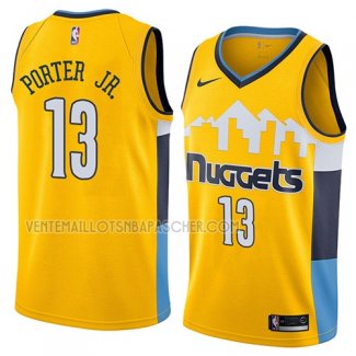 Maillot Denver Nuggets Michael Porter Jr. Statement 2018 Jaune