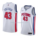 Maillot Detroit Pistons Anthony Tolliver Association 2018 Blanc