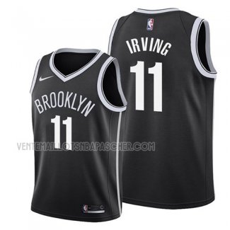 Maillot Enfant Brooklyn Nets Kyrie Irving Icon 2019 Noir