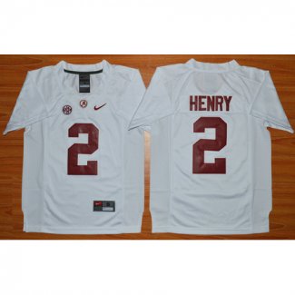 Enfants Maillot Basket NCAA Derrick Henry 2 Blanc