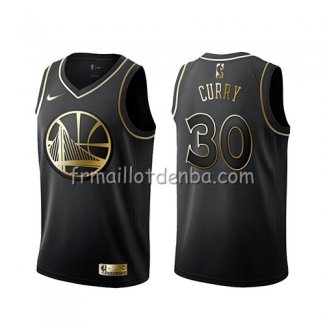 Maillot Golden Edition Golden State Warriors Stephen Curry Noir