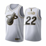 Maillot Golden Edition Miami Heat Jimmy Butler Blanc