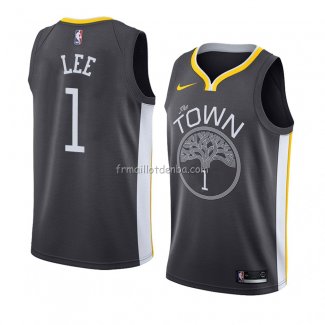 Maillot Golden State Warriors Damion Lee Statement 2018 Noir