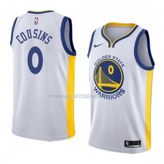 Maillot Golden State Warriors Demarcus Cousins Association 0 2018-19 Blanc