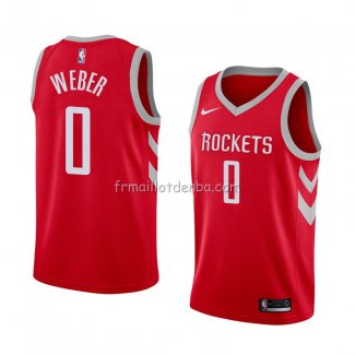 Maillot Houston Rockets Briante Weber Icon 2018 Rouge