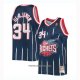 Maillot Houston Rockets Hakeem Olajuwon Mitchell & Ness Bleu