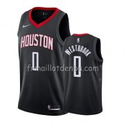 Maillot Houston Rockets Russell Westbrook Statement 2018 Noir