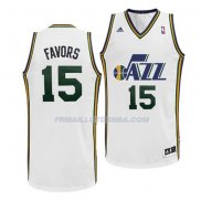 Maillot Basket Utah Jazz Favors 15 Blanco