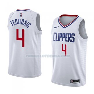 Maillot Los Angeles Clippers Milos Teodosic Association 2018 Blanc