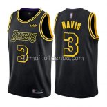 Maillot Los Angeles Lakers Anthony Davis Ciudad 2019 Noir