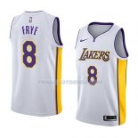 Maillot Los Angeles Lakers Channing Frye Association 2018 Blanc