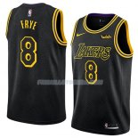 Maillot Los Angeles Lakers Channing Frye Ciudad 2018 Noir