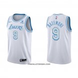 Maillot Los Angeles Lakers Kent Bazemore NO 9 Ville 2021-22 Blanc