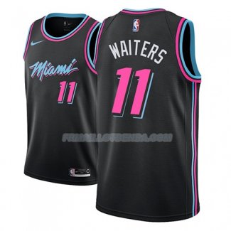 Maillot Miami Heat Dion Waiters Ciudad 2018-19 Noir