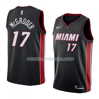 Maillot Miami Heat Rodney Mcgruder Ciudad 2018 Noir