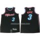 Maillot Miami Heat Wade Ciudad 2017-18 Noir 3 Bleu