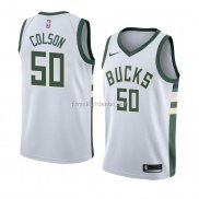 Maillot Milwaukee Bucks Bonzie Colson Association 2018 Blanc