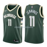 Maillot Milwaukee Bucks Brandon Jennings Icon 2017-18 11 Verde