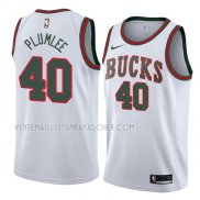 Maillot Milwaukee Bucks Marshall Plumlee Classic 2018 Blanc