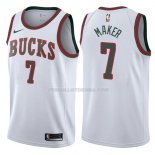 Maillot Milwaukee Bucks Thon Maker Return To The Mecca Classic 2017-18 7 Blancoo