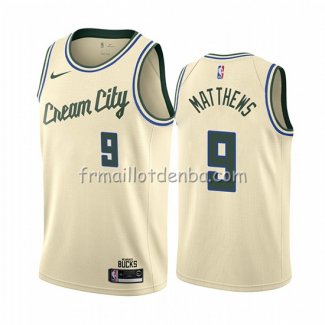 Maillot Milwaukee Bucks Wesley Matthews Ville Crema