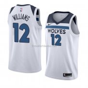 Maillot Minnesota Timberwolves C. J. Williams Association 2018 Blanc