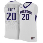 Maillot Basket NCAA Washington Fultz 20 Blanc