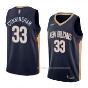 Maillot New Orleans Pelicans Dante Cunningham Icon 2018 Bleu