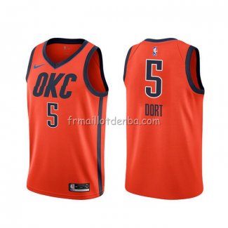 Maillot Oklahoma City Thunder Luguentz Dort Earned 2020 Orange