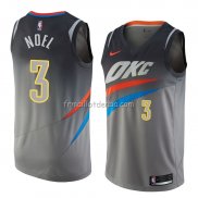 Maillot Oklahoma City Thunder Nerlens Noel Ville 2018 Gris