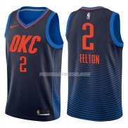 Maillot Oklahoma City Thunder Raymond Felton Statehombret 2017-18 2 Azul